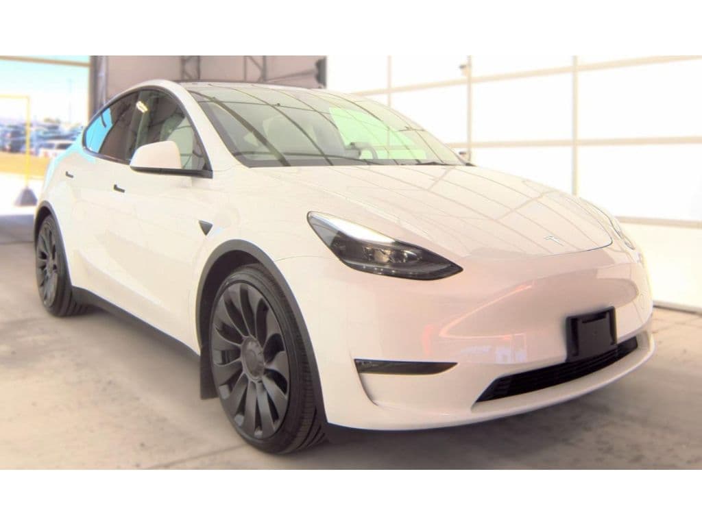 2025 Tesla Model Y view 2