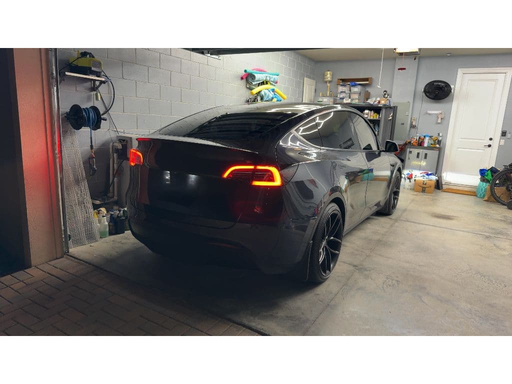 2025 Tesla Model Y view 2