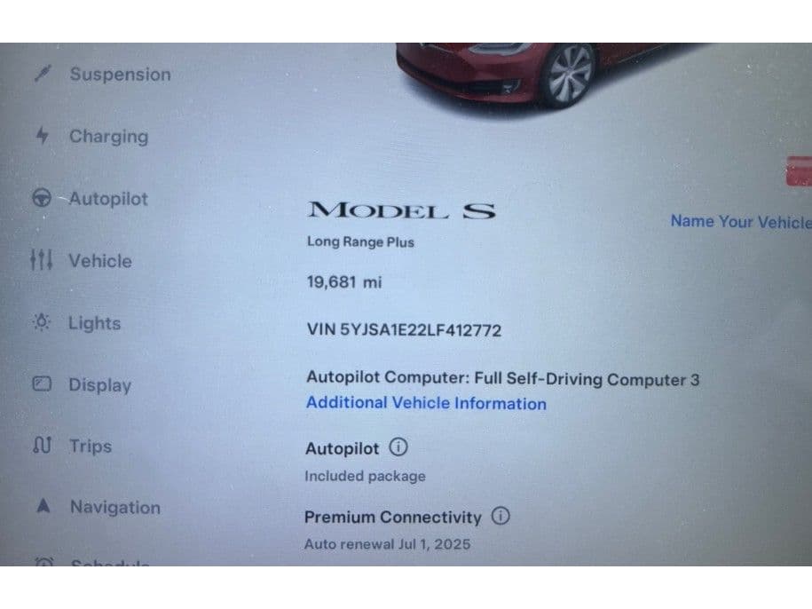 2020 Tesla Model S view 11