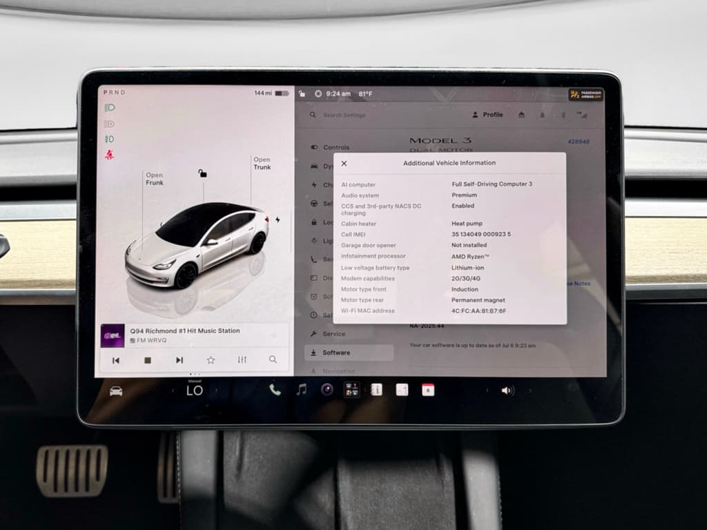 2023 Tesla Model 3 view 12