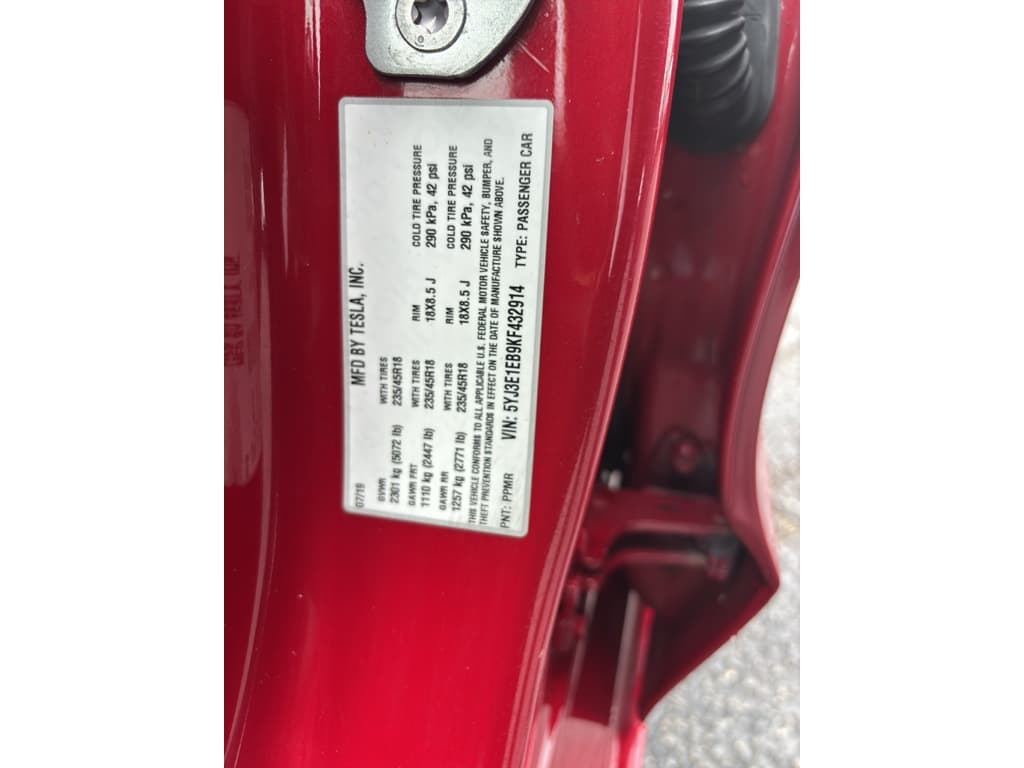 2019 Tesla Model 3 view 22