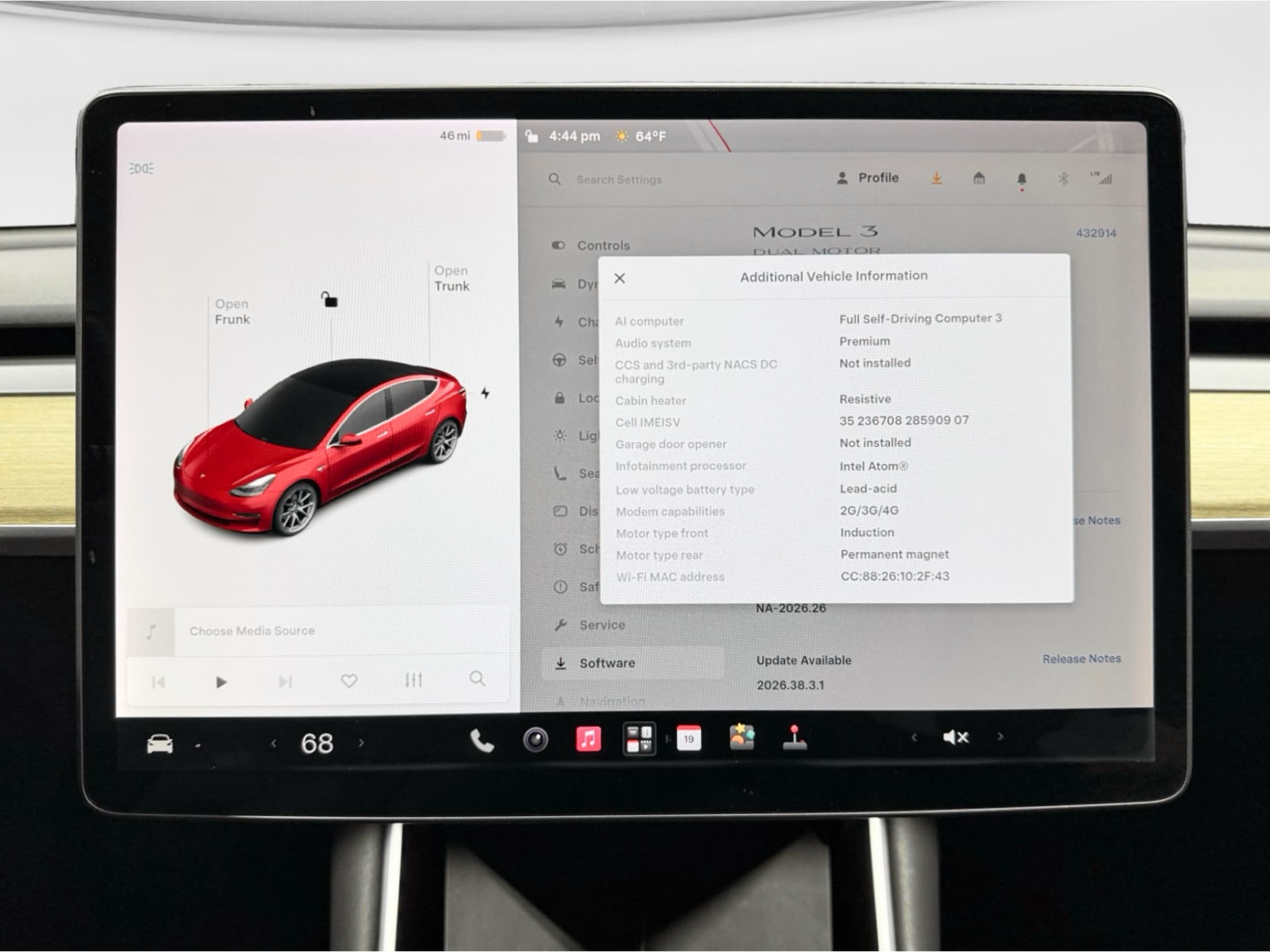 2019 Tesla Model 3 view 12