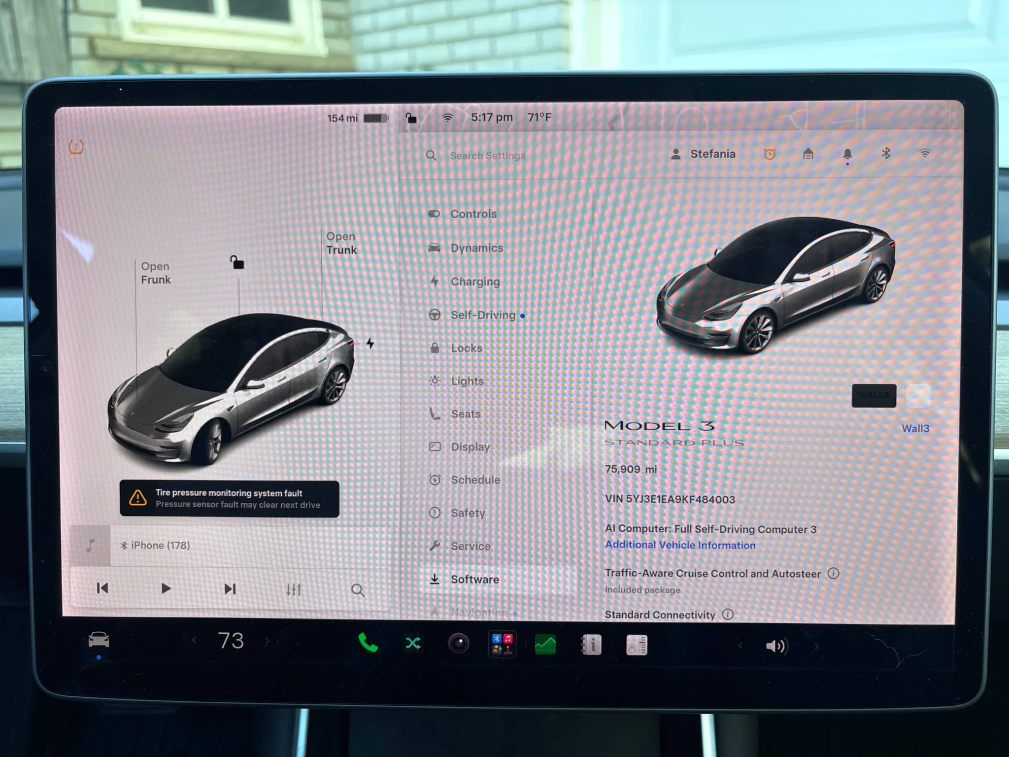 2019 Tesla Model 3 view 11