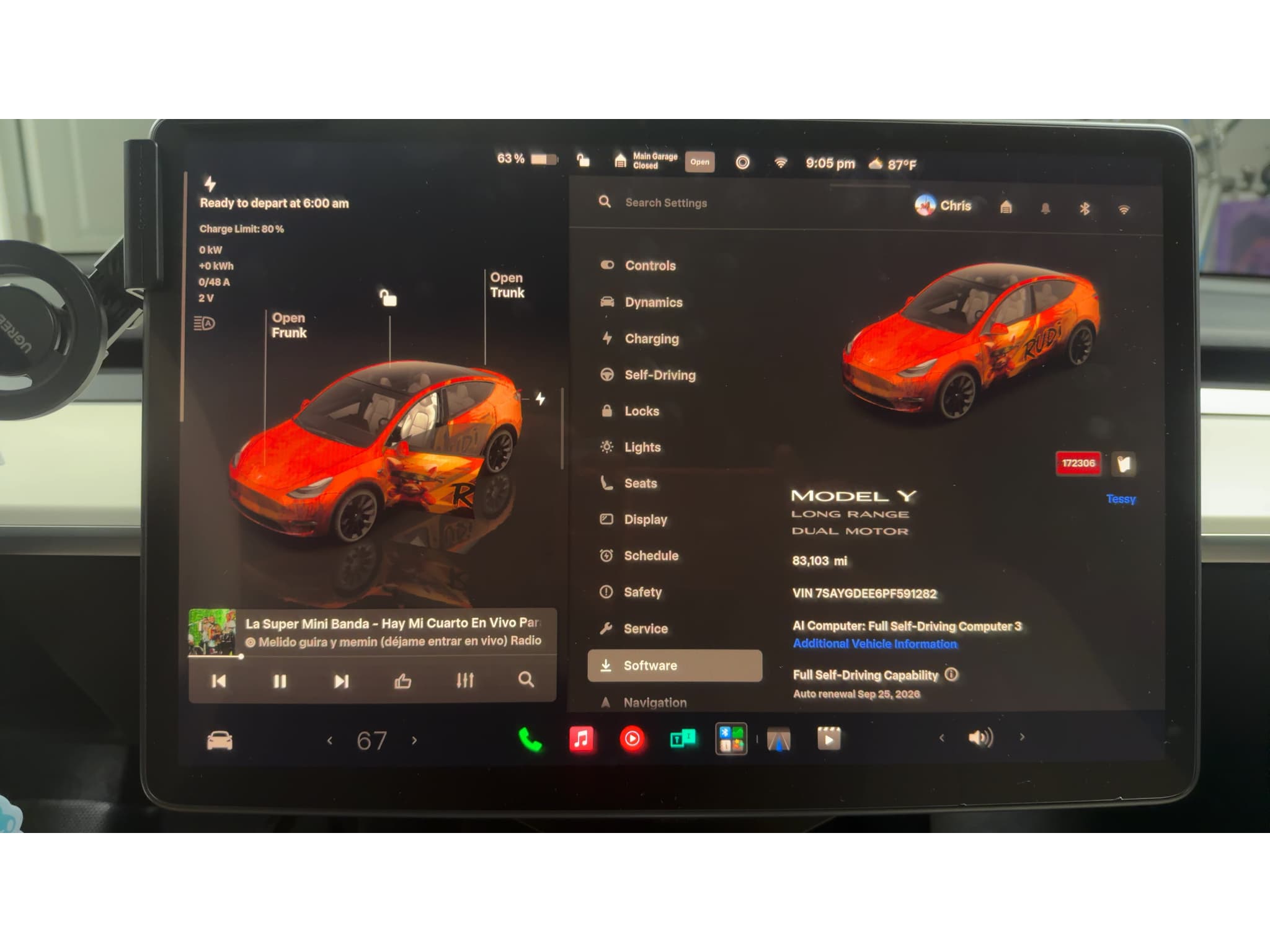 2023 Tesla Model Y view 3