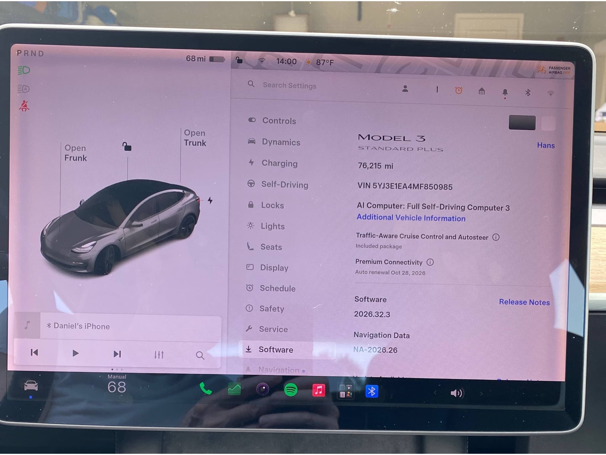 2021 Tesla Model 3 view 6