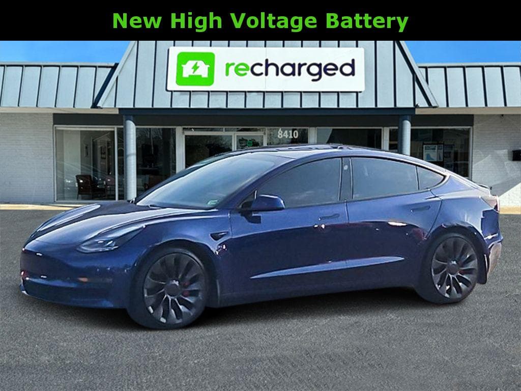 2021 Tesla Model 3 view 1