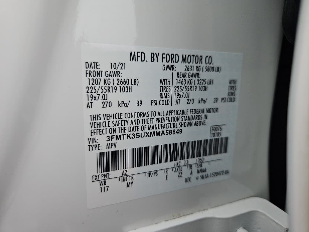 2021 Ford Mustang Mach-E view 24