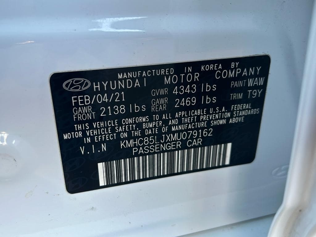 2021 Hyundai IONIQ Electric view 22