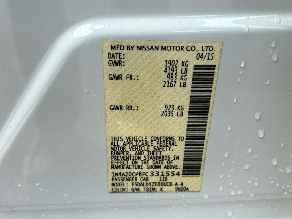 2015 Nissan LEAF view 23