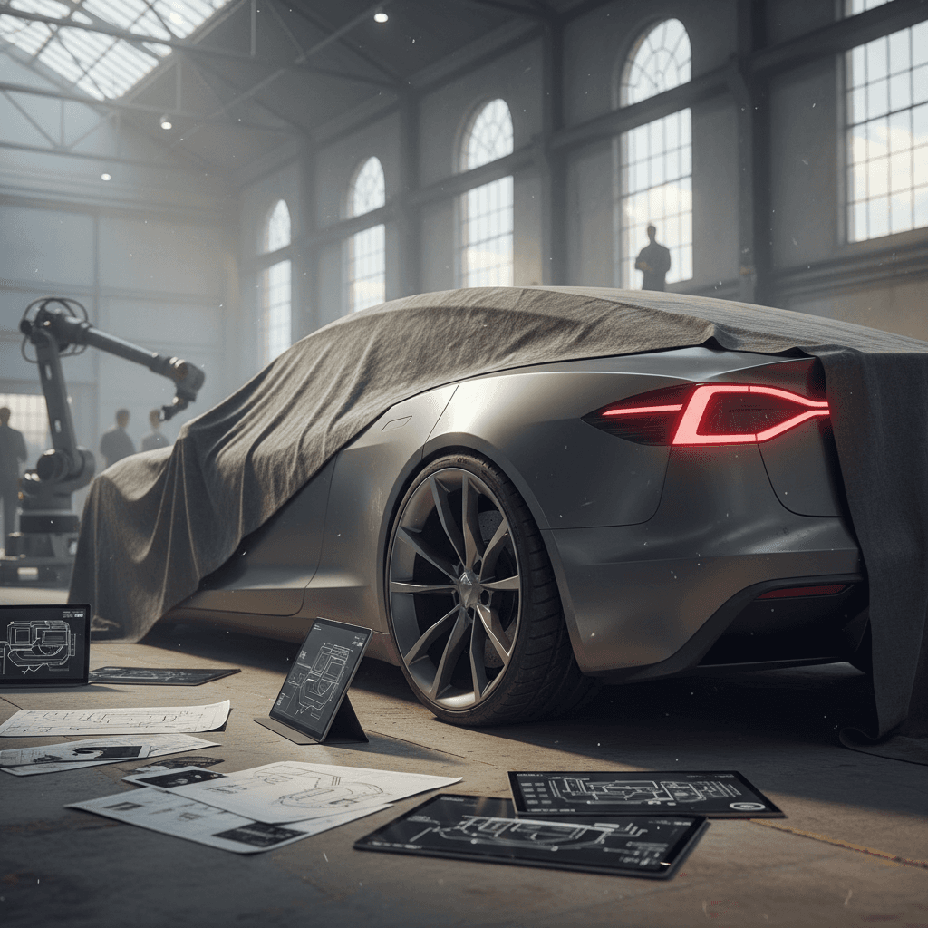 Tesla Supercharger station in China with multiple electric cars charging