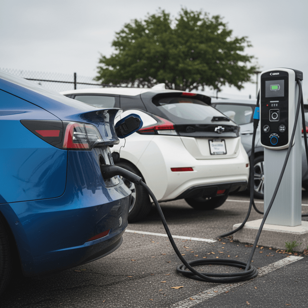 Mechanic inspecting a used vehicle on a lift to verify condition beyond mileage