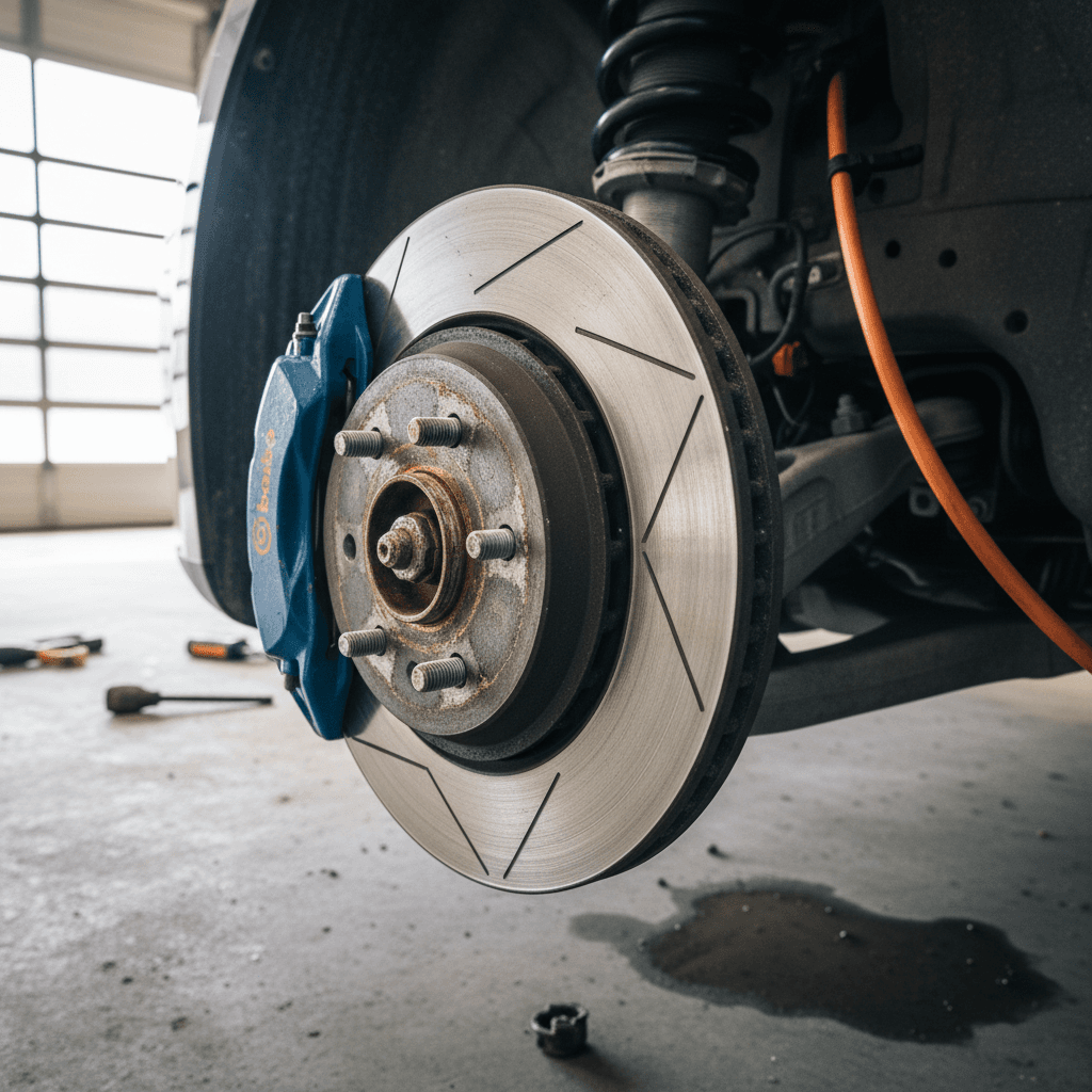 Bar chart style comparison of 10-year EV versus gas ownership costs broken into fuel, maintenance, insurance, and depreciation