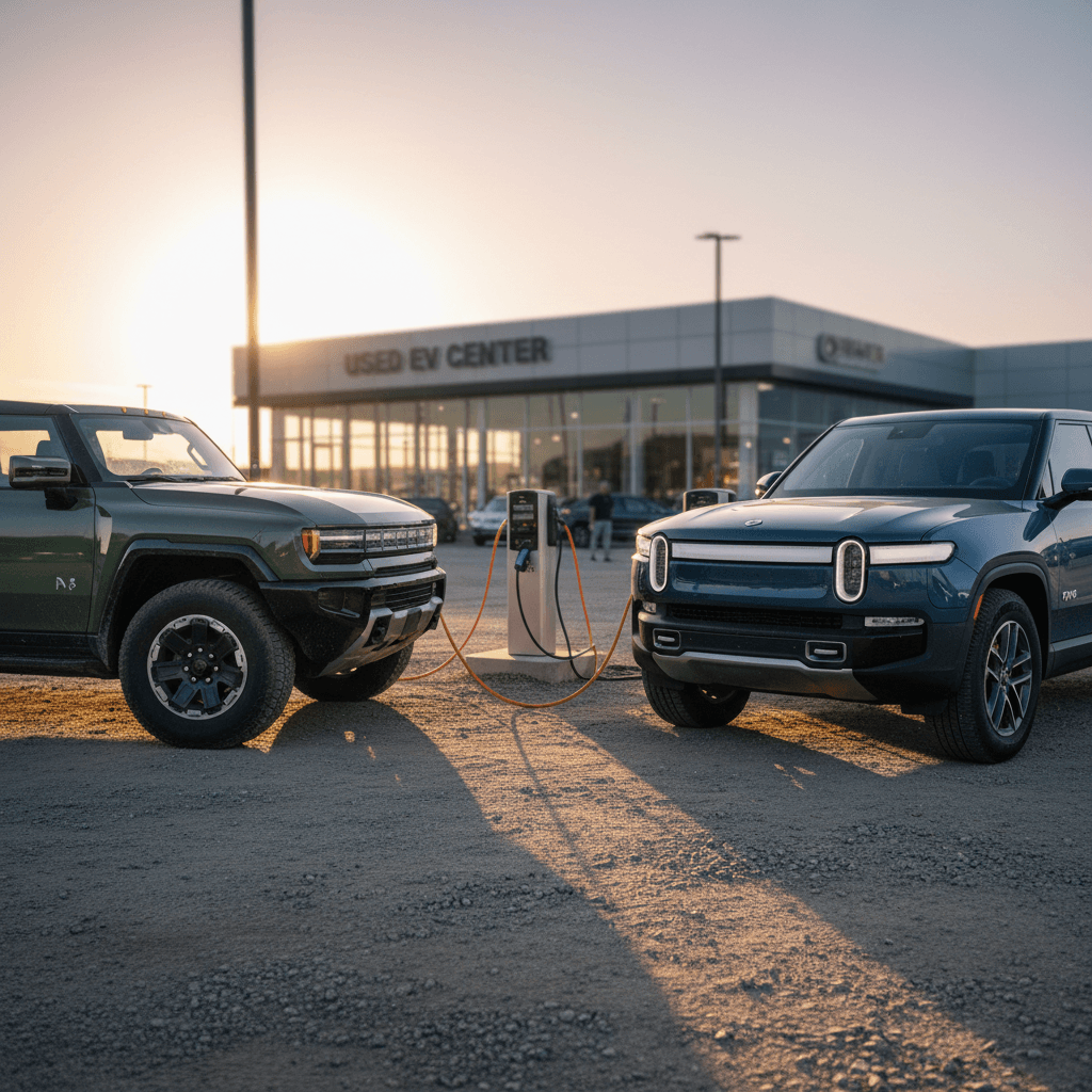 Used GMC Hummer EV vs Rivian R1T: Which Electric Truck Is Better Used?