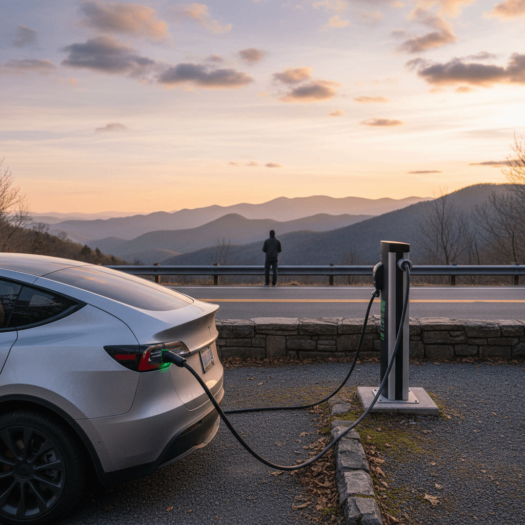 EV Road Trip on the Blue Ridge Parkway: Charging, Routes & Tips