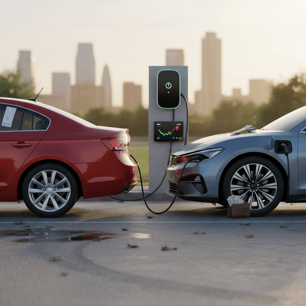 When Does an EV Break Even vs a Gas Car? Real Numbers for 2026