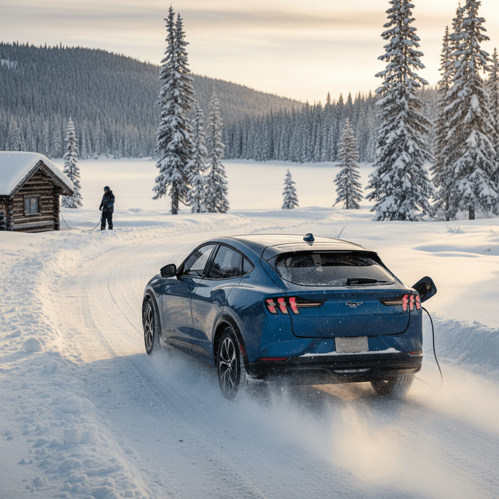 Ford Mustang Mach-E Winter Driving Review: Snow, Range and Real-World Tips
