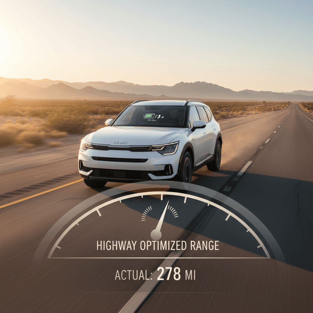 Kia EV9 Real-World Highway Range: What You’ll Actually Get