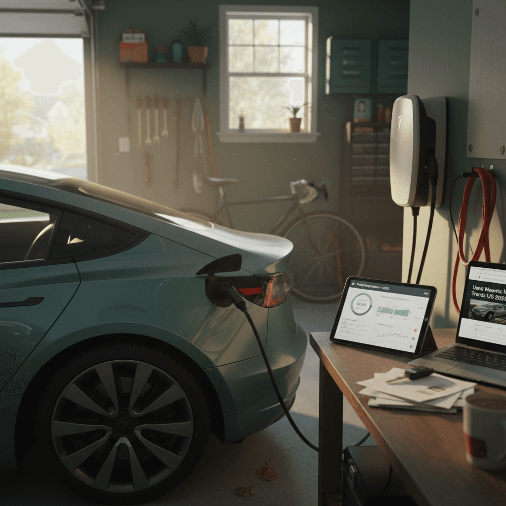 Electric Cars in the US: Adoption, Charging, and Buying Used in 2025