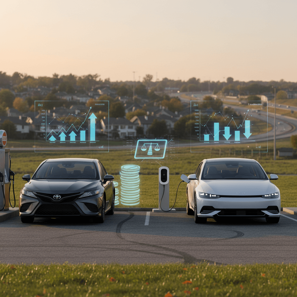 How Much Does a Gas Car Cost vs an EV in 2025?