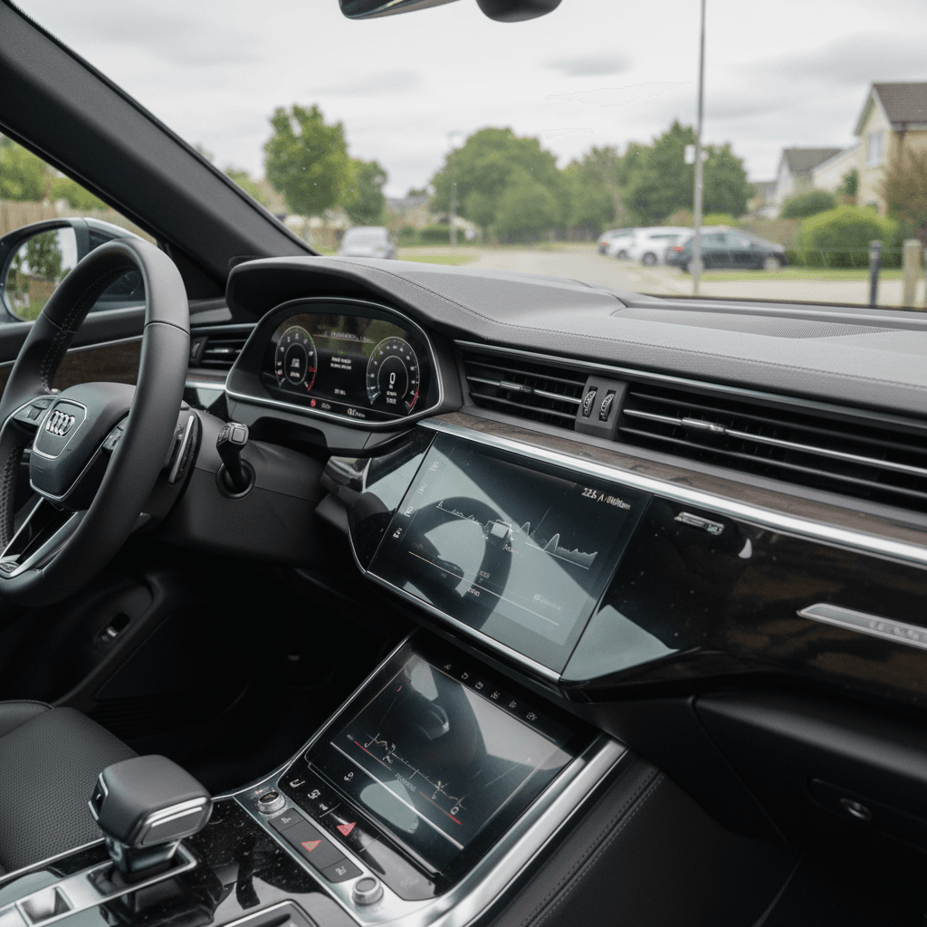 Polestar 2 charging cable plugged into the car’s port in a residential driveway