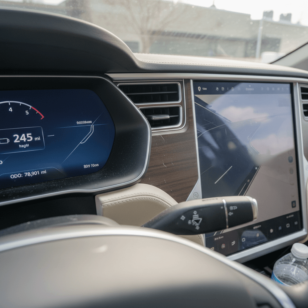 Diagram of a Chevy Blazer EV with callouts for battery health, mileage, and condition as key drivers of trade in value