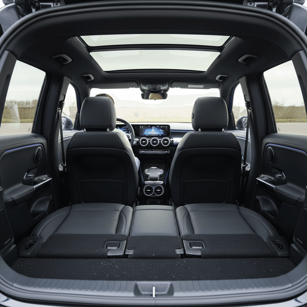 Energy consumption and remaining range shown on the 2023 Audi e-tron GT’s digital dashboard while cruising on the highway