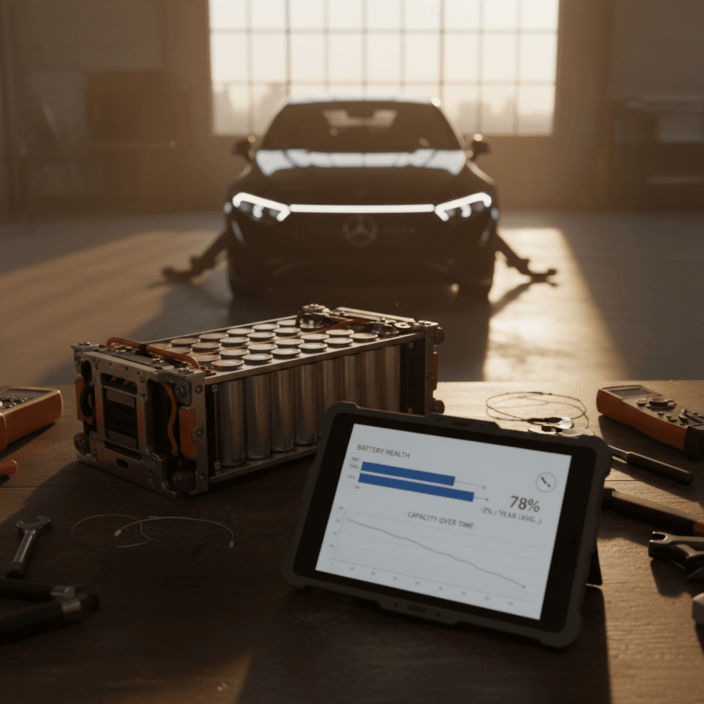 Mercedes EQE Battery Degradation Per Year: What Owners Should Expect