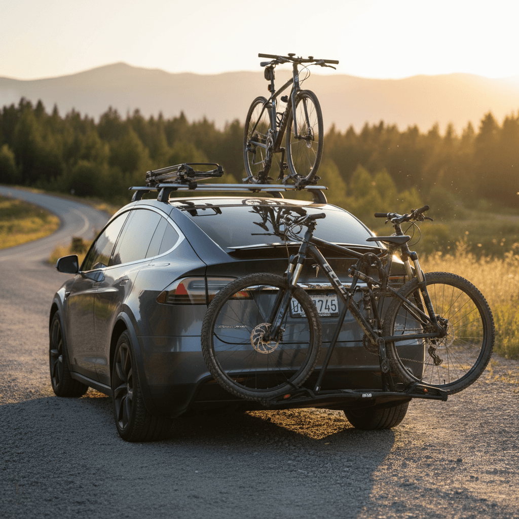 Tesla Model X Bike Rack Options: Hitch, Roof & More