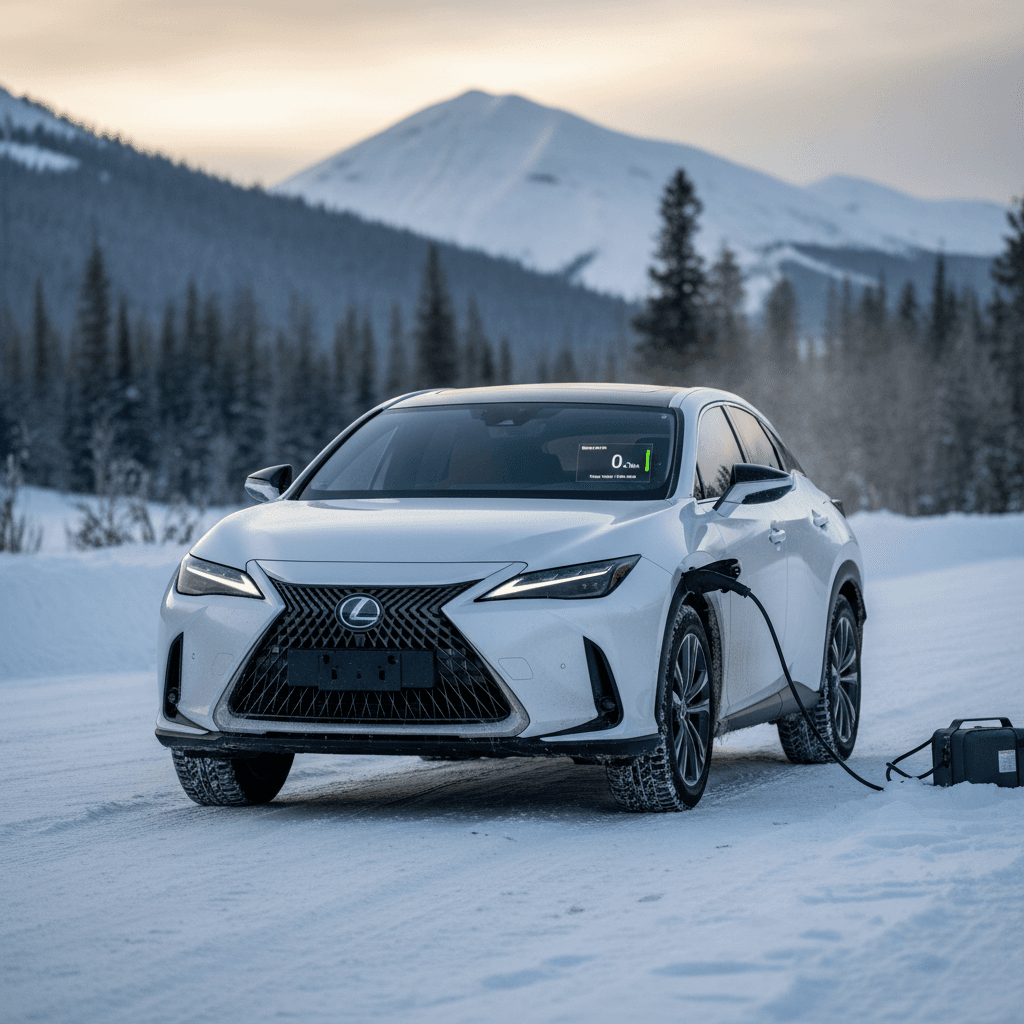 Lexus RZ 450e Winter Range Loss Percentage: What to Really Expect