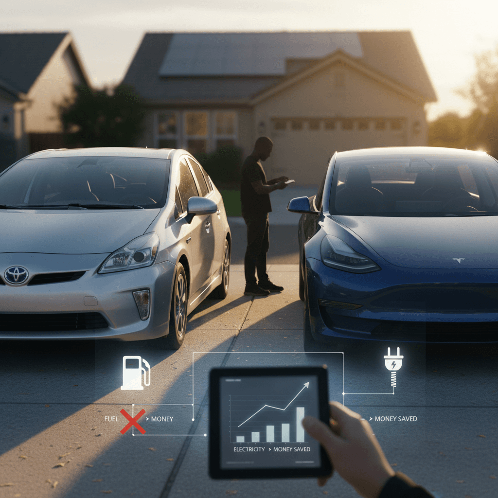 Switching From a 35 MPG Hybrid to an Electric Car: Real-World Savings