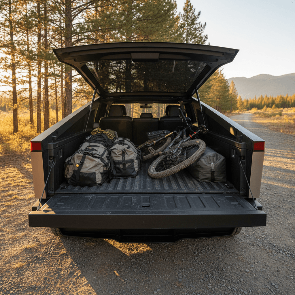 Tesla Cybertruck Cargo Space With Seats Down: Detailed 2025 Guide