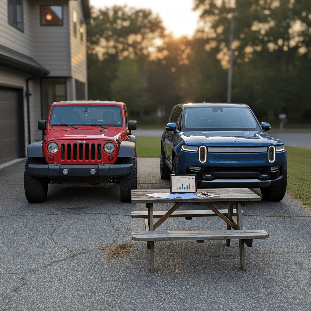 Switching from a Jeep Wrangler to a Rivian R1S: Real Cost Savings Breakdown