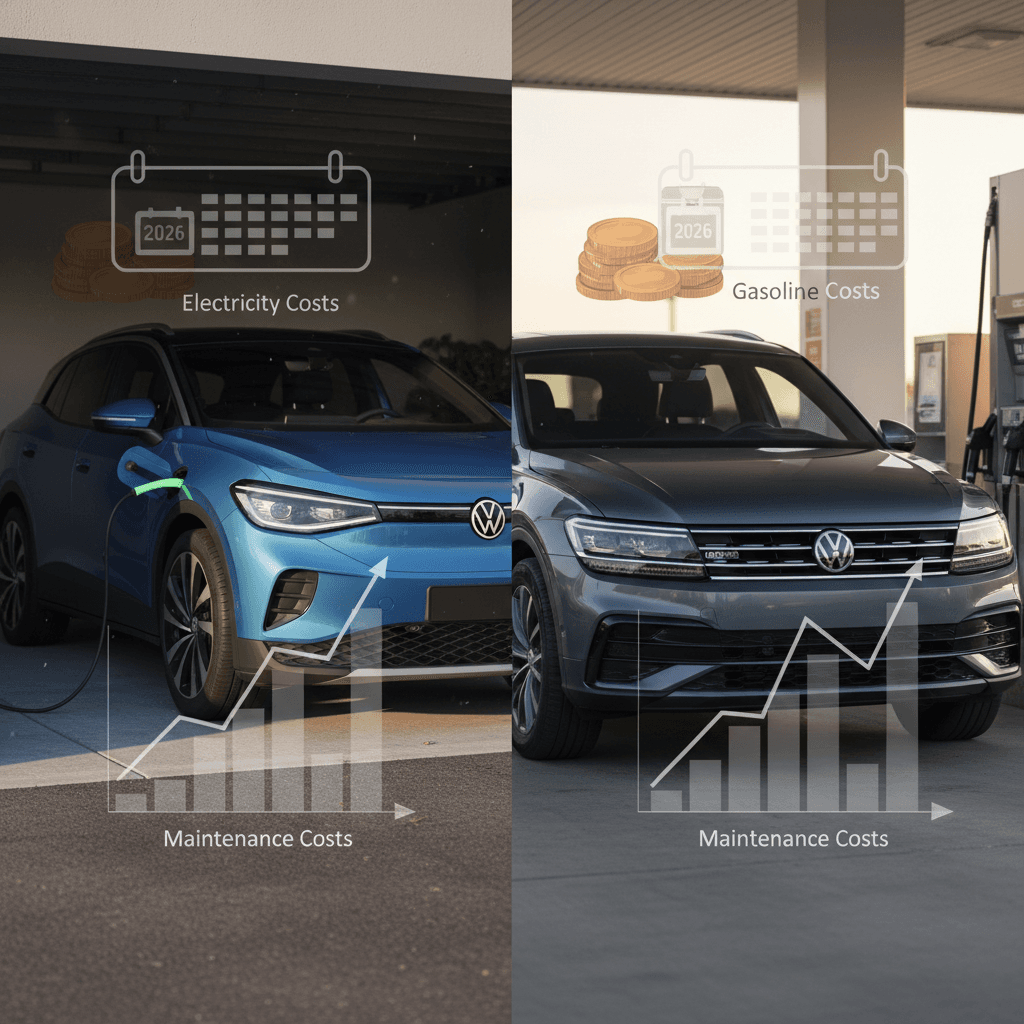 Volkswagen ID.4 vs Volkswagen Tiguan: Cost Comparison for 2026