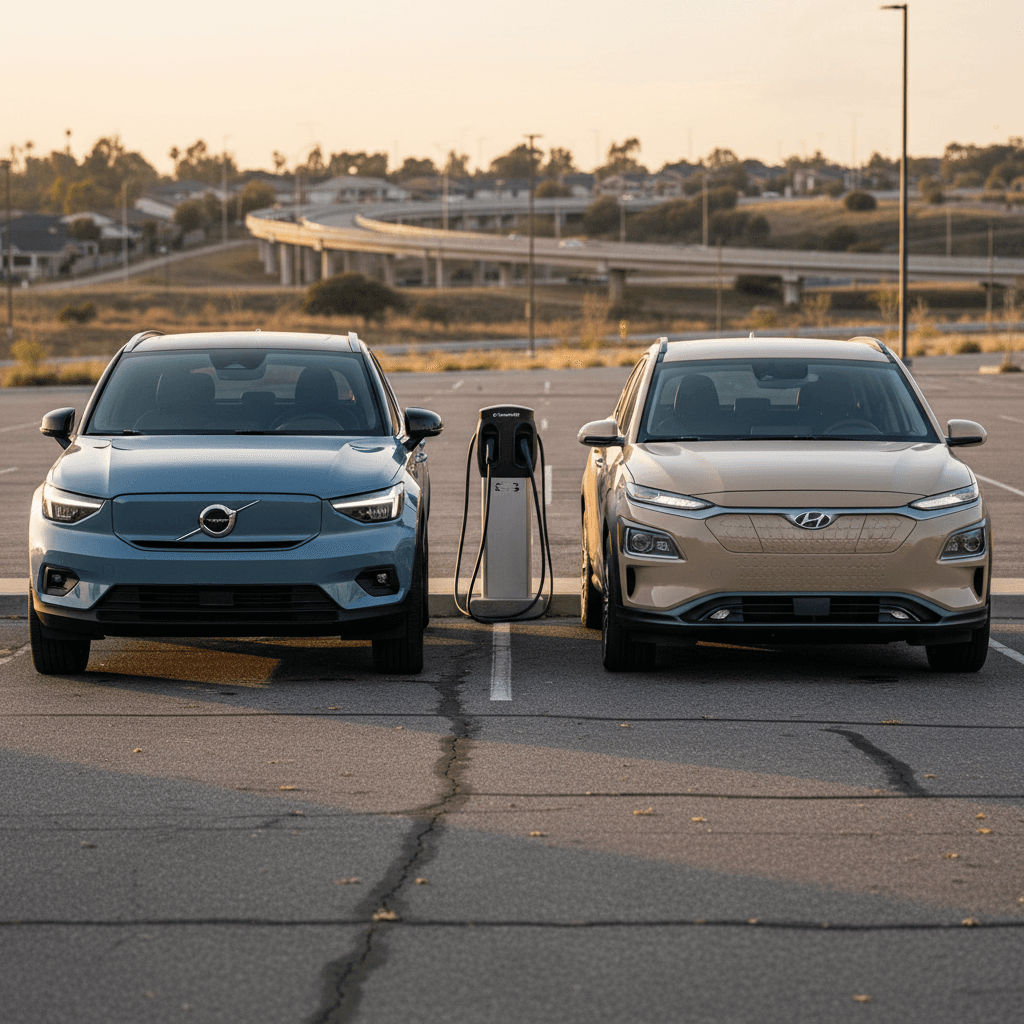 Used Volvo EX30 vs Hyundai Kona Electric: Which EV Is Better to Buy Used?