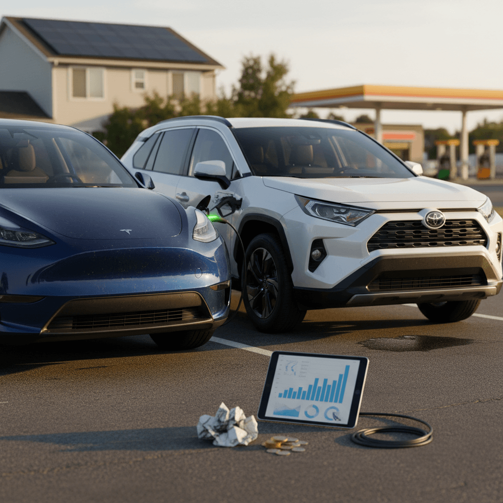 Tesla Model Y vs Gas Car: Real-World Cost Comparison for 2025
