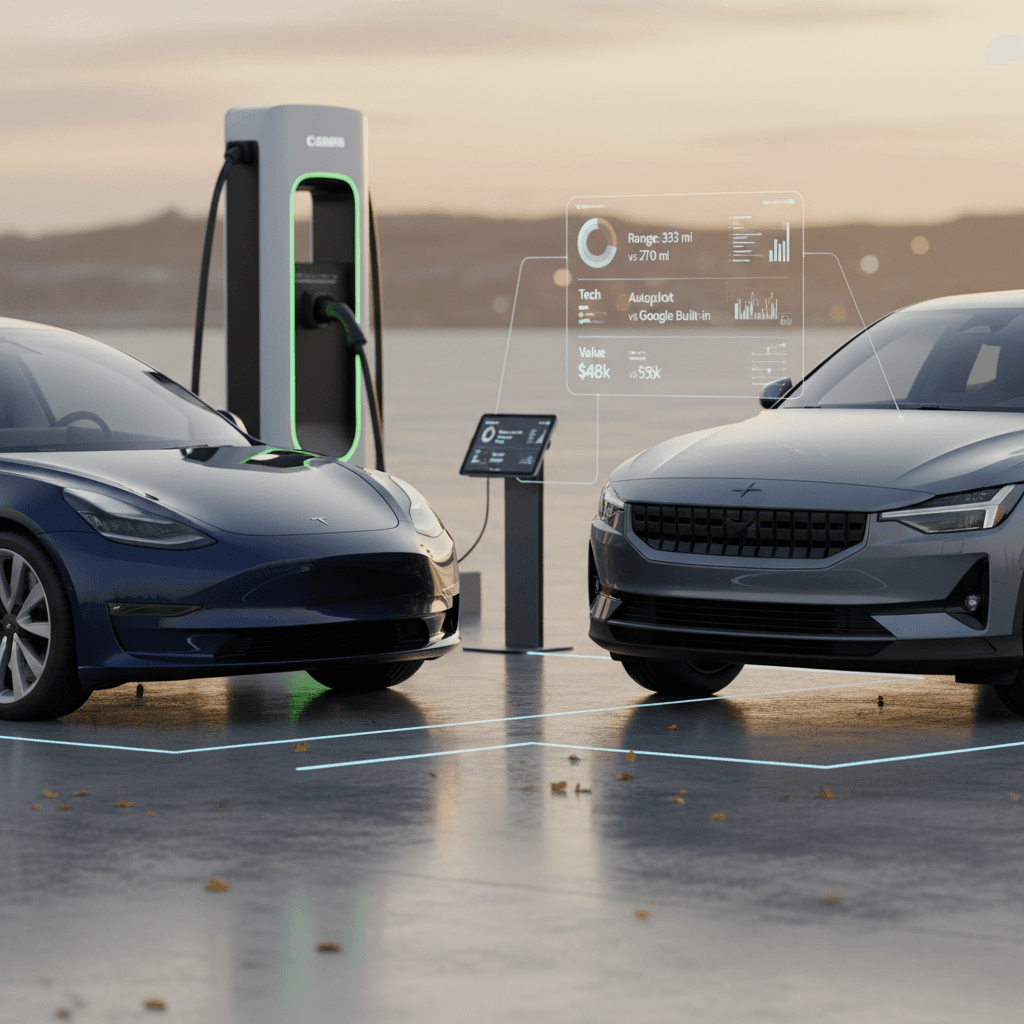 Tesla Model 3 vs Polestar 2: Range, Tech, Value & Ownership