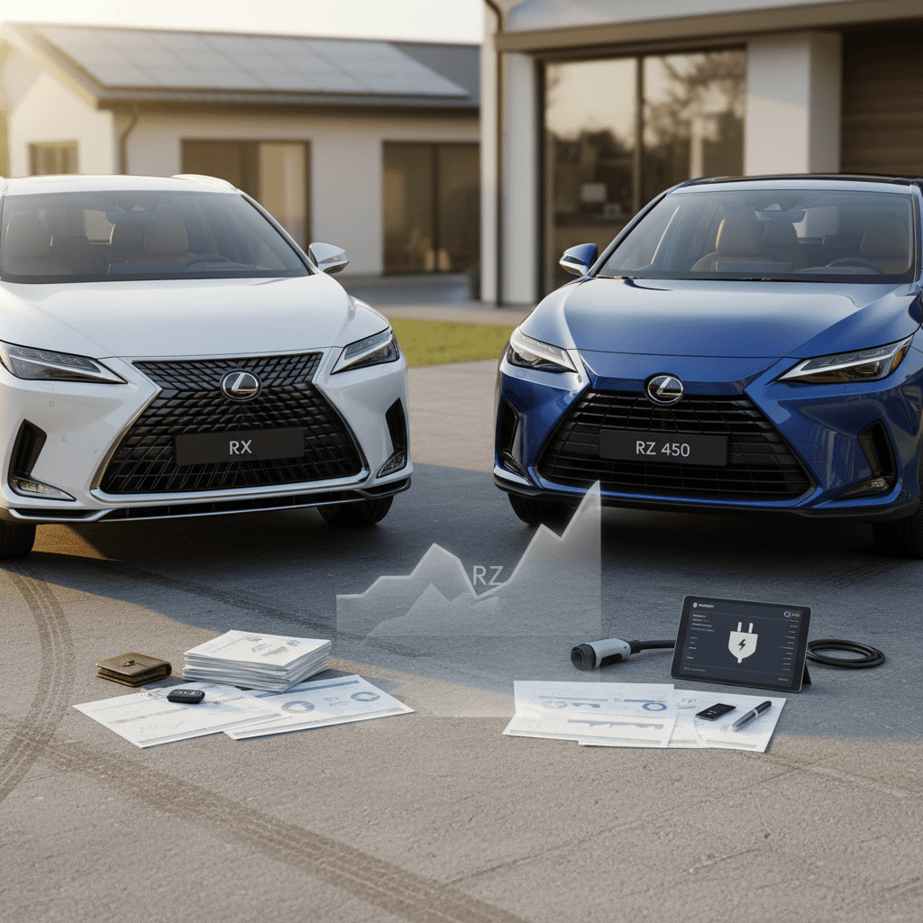 Lexus RX vs Lexus RZ 450e: Total Cost of Ownership Explained