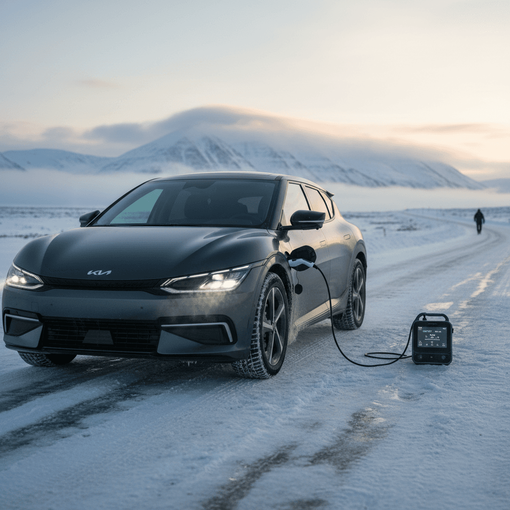 Kia EV6 Range in Cold Weather: Real-World Loss, Tests & Tips (2025)