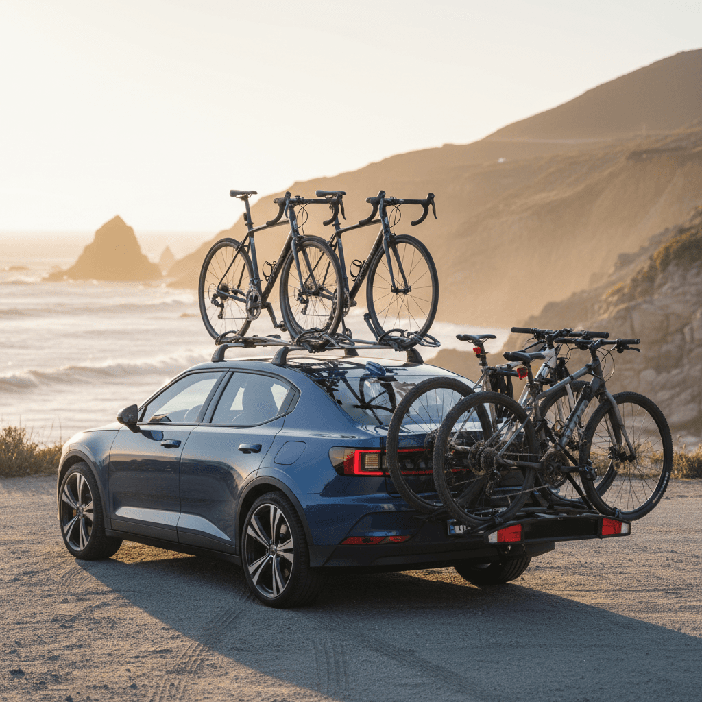 Polestar 2 Bike Rack Options: Hitch, Roof, and Trunk Carriers Explained