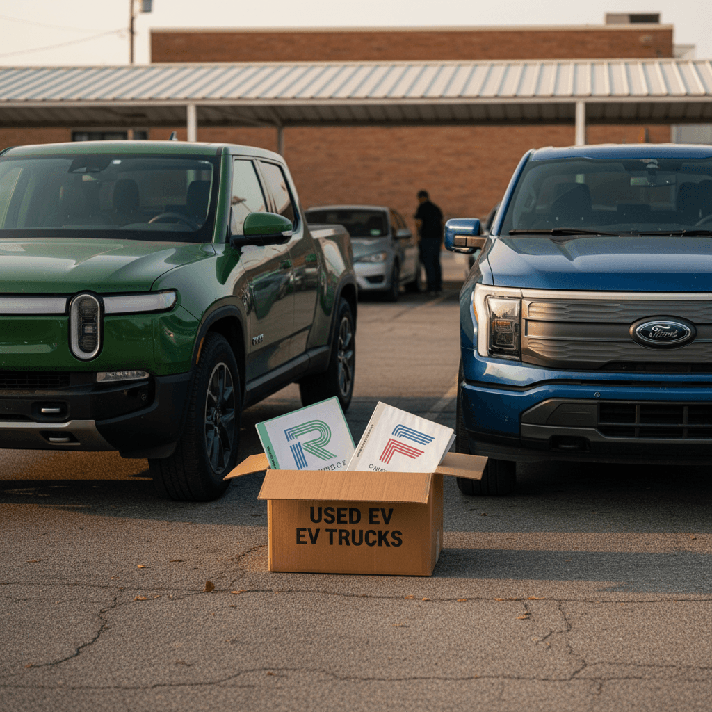Rivian R1T vs Ford F-150 Lightning Used: Which Electric Truck Is Smarter to Buy?