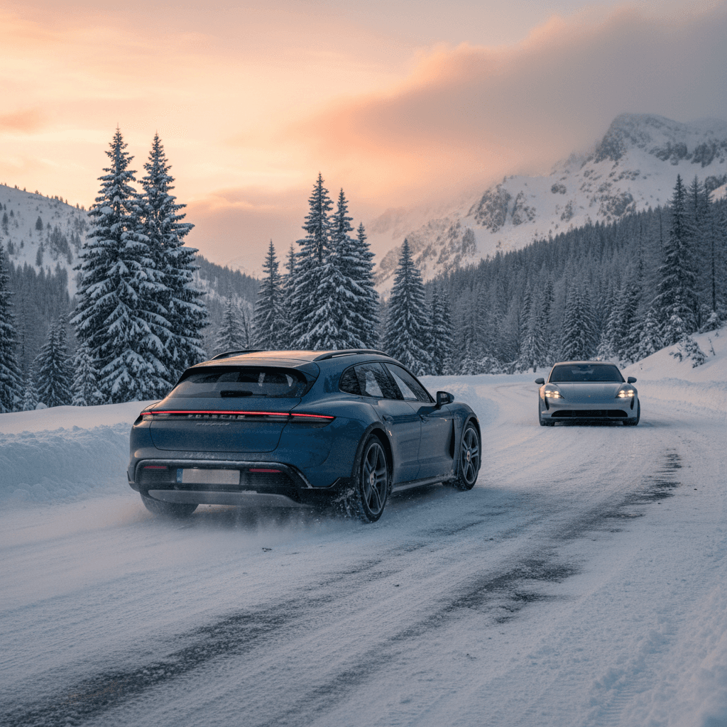Which Porsche Taycan Is Best for Snow and Ice? Complete Guide