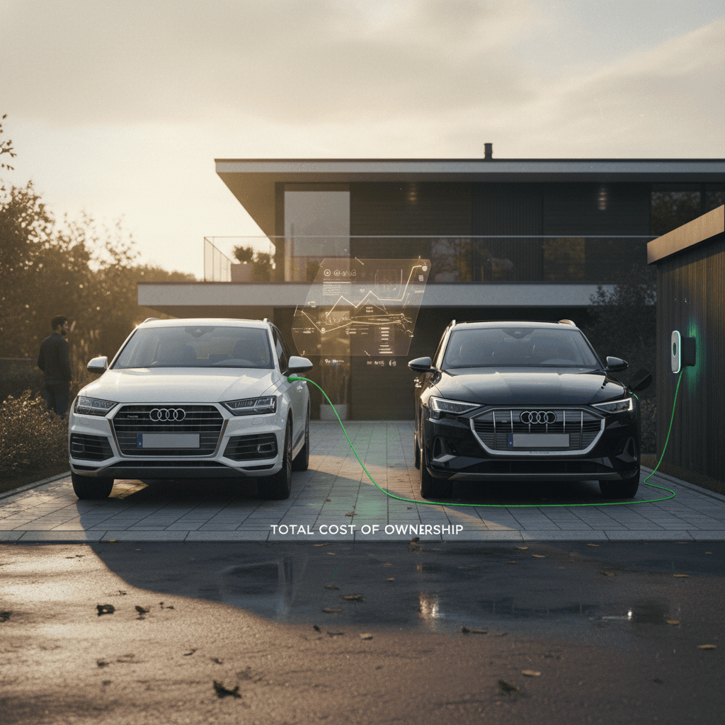 Audi Q7 vs Audi Q8 e-tron: Total Cost of Ownership Guide