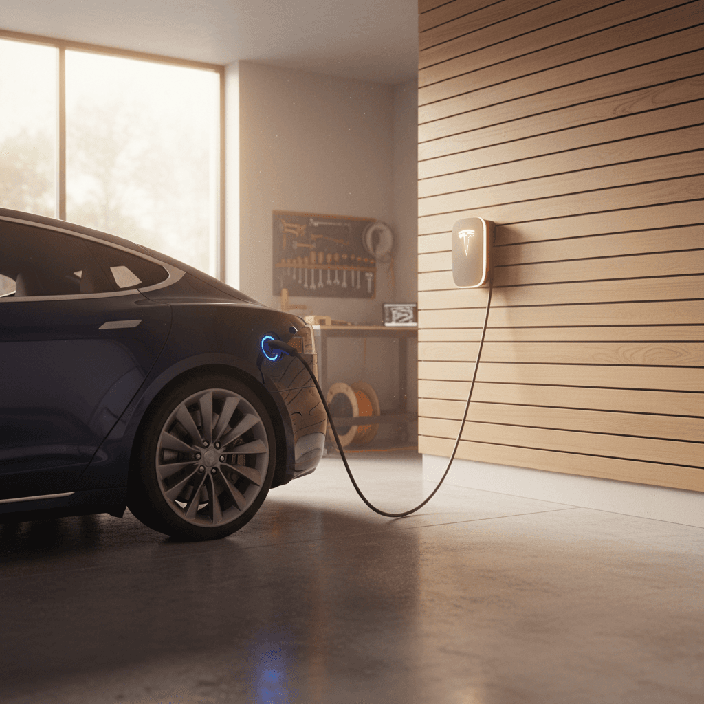 Tesla Garages: How to Design the Ideal Home Charging Setup