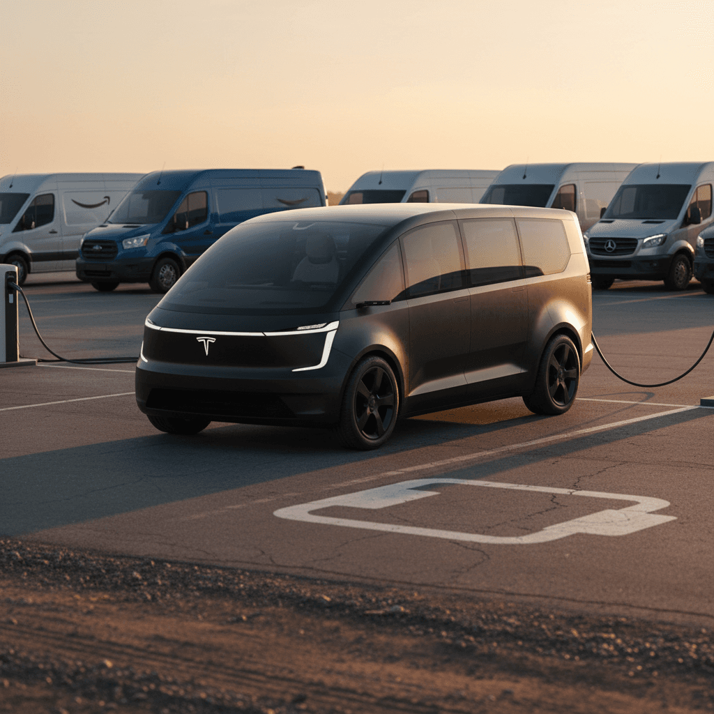Tesla Van: What Exists Today, Robo-Van Rumors, and EV Van Alternatives