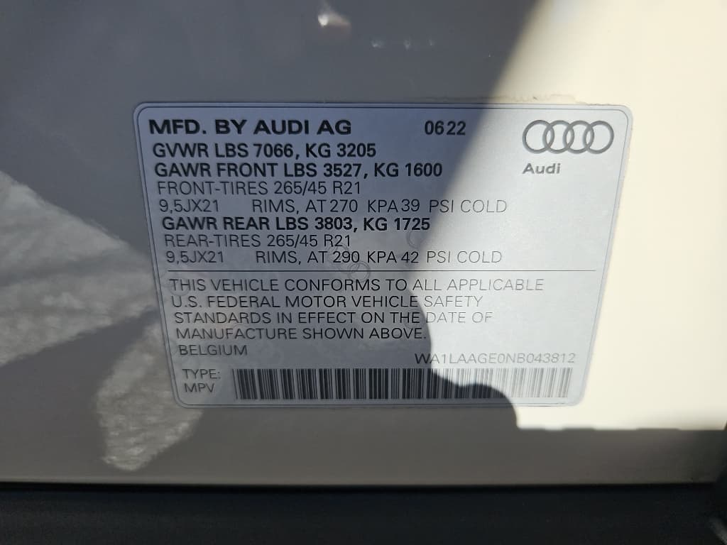 2022 Audi e-tron view 25