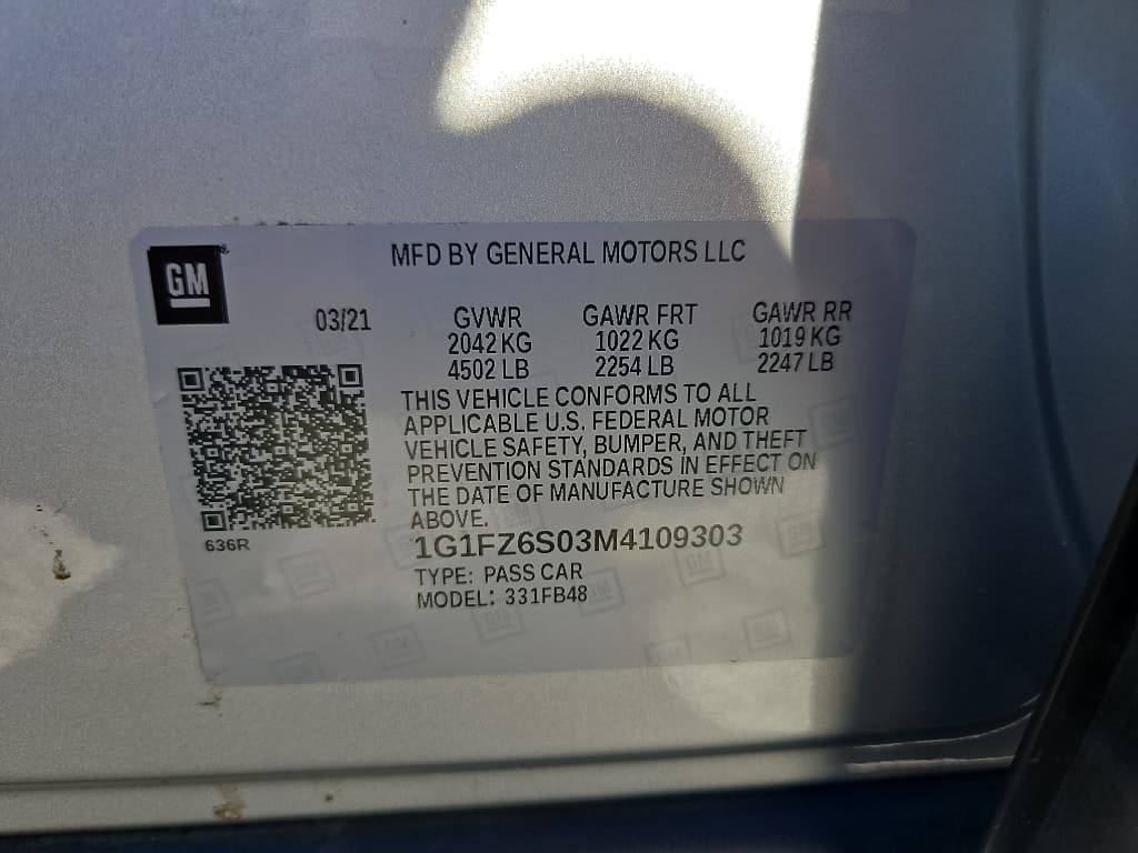2021 Chevrolet Bolt EV view 24