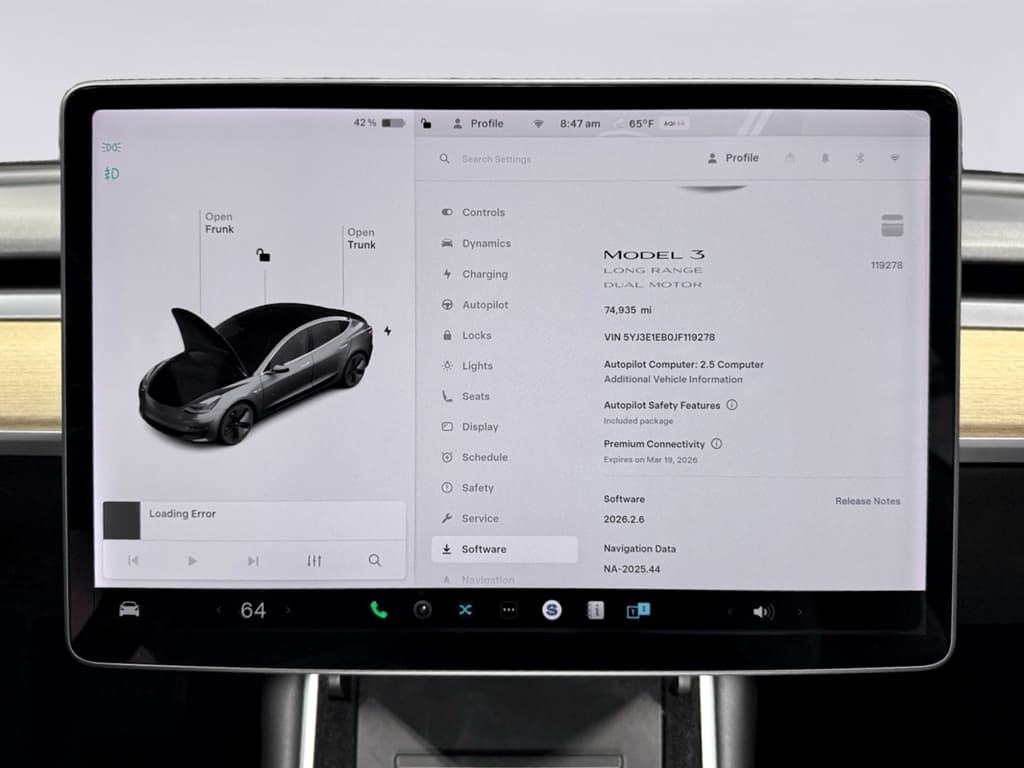 2018 Tesla Model 3 view 12