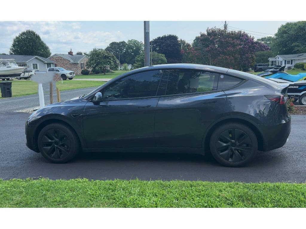 2025 Tesla Model Y view 2