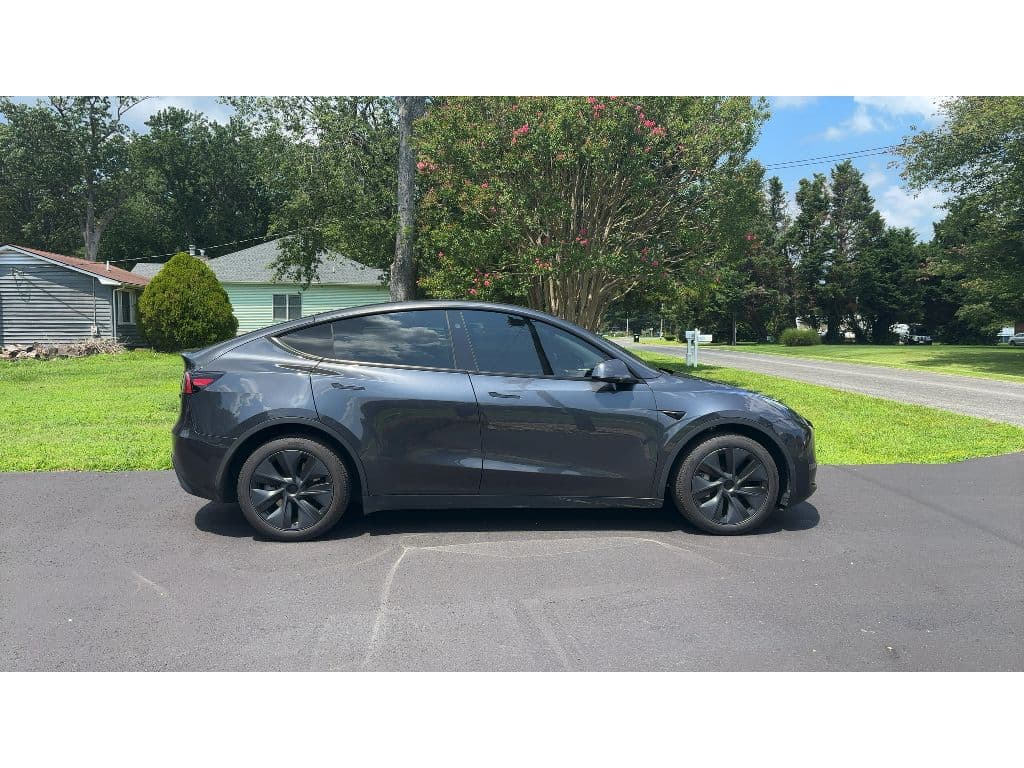 2025 Tesla Model Y view 3