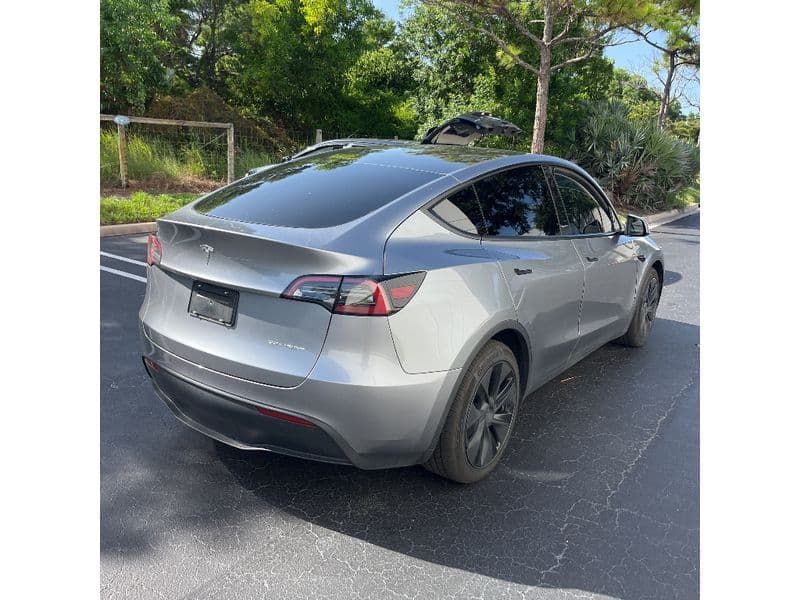 2025 Tesla Model Y view 3